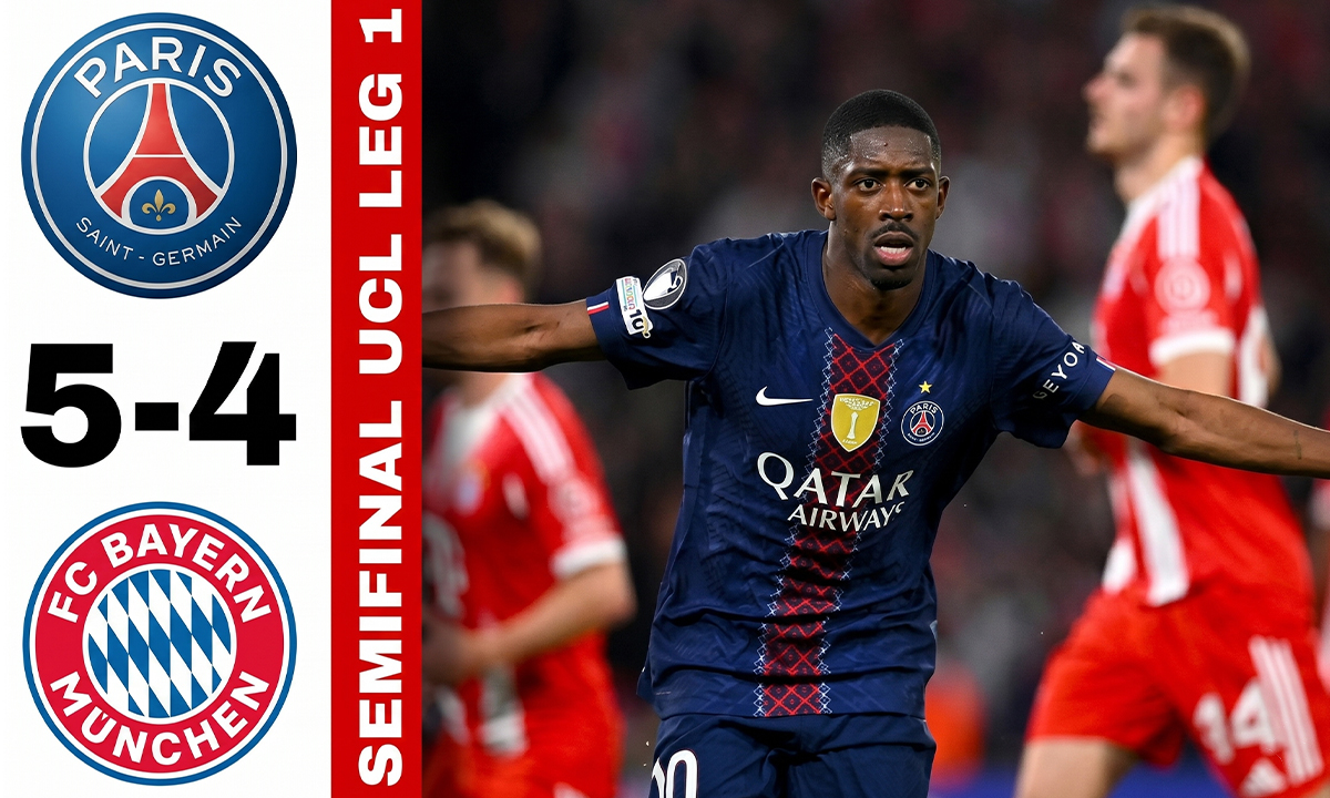 Liga Champions: Gila! 9 Gol Tercipta di PSG vs Bayern